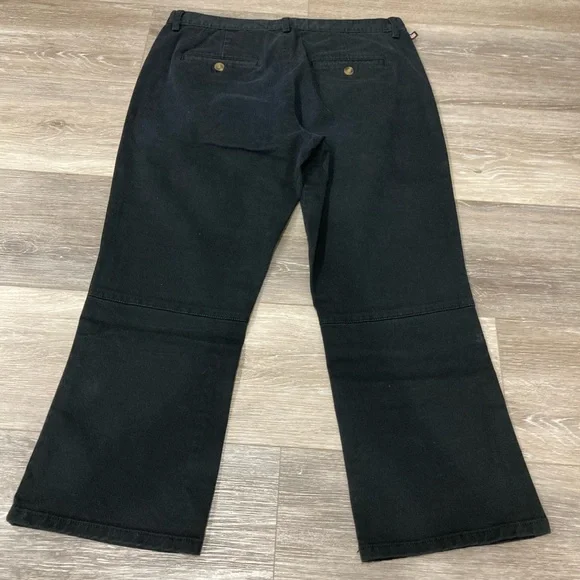 Ralph Lauren Polo Jeans Co Classic Black Women's Capris Size 10 Flare - Picture 9 of 9